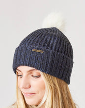 Woman in blue Lucy Beanie