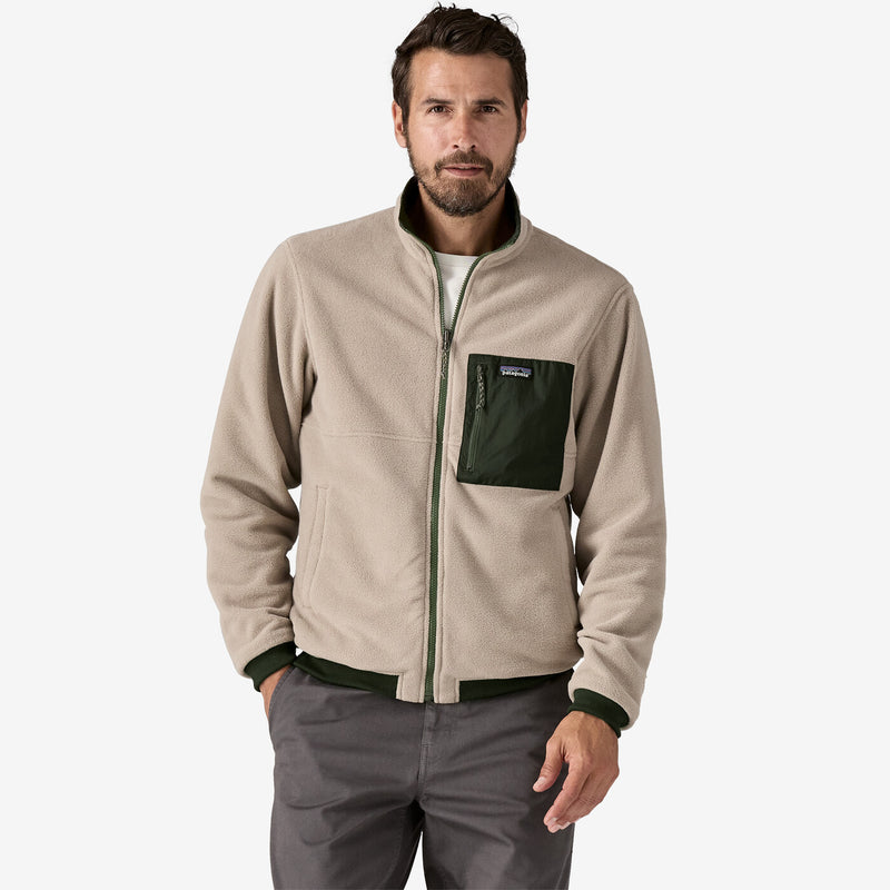 Men's Reversible Shelled Microdini Fleece Jacket