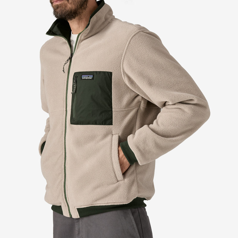 Men's Reversible Shelled Microdini Fleece Jacket