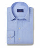 Blue Herringbone Sport Shirt