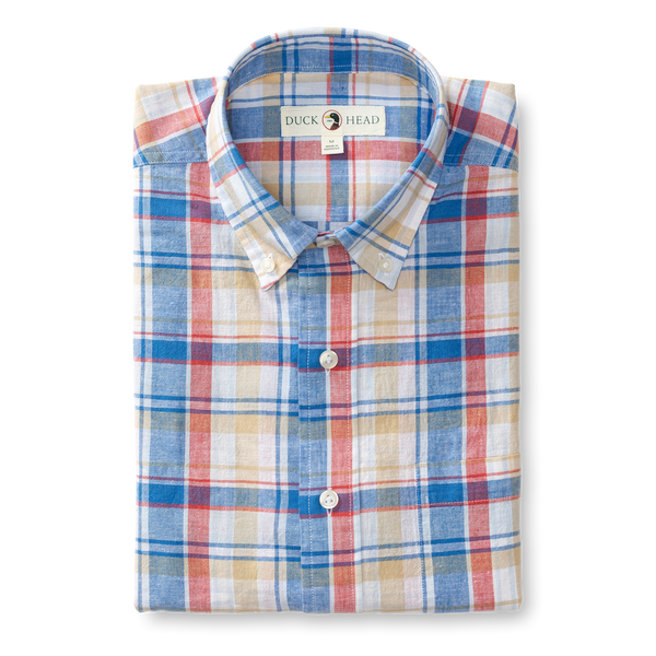 LS Linen Cotton Oxford Conolly Plaid Shirt