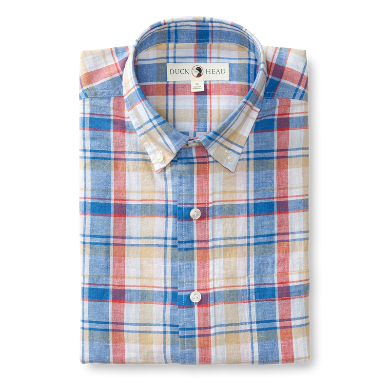LS Linen Cotton Oxford Conolly Plaid Shirt
