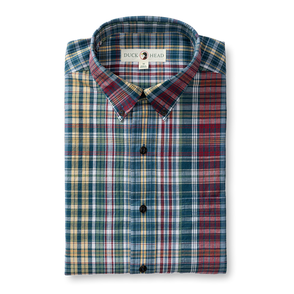 LS Cotton Slub Sport Shirt - Reid Plaid