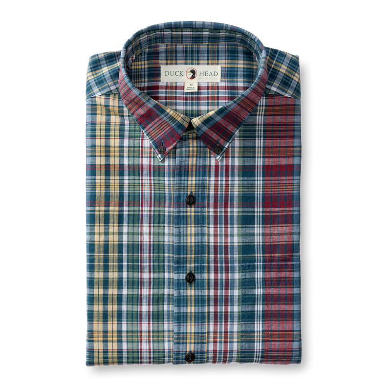 LS Cotton Slub Sport Shirt - Reid Plaid