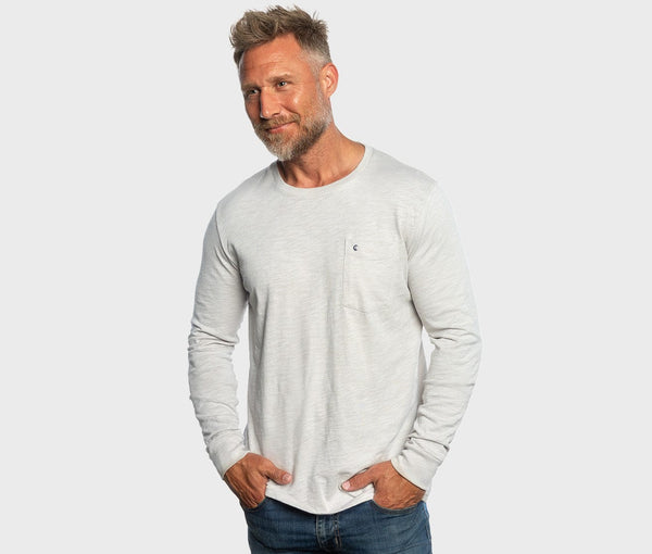 Slub Cotton Long Sleeve T-Shirt