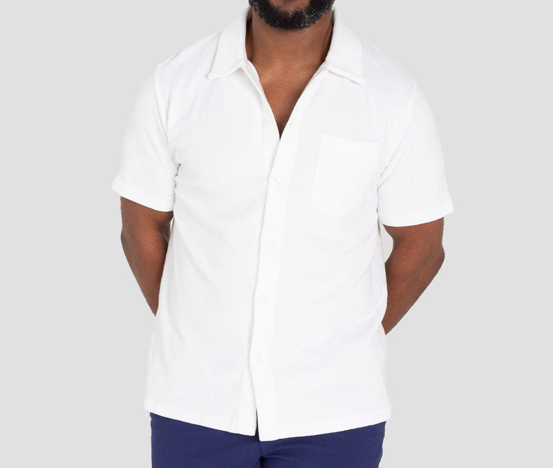 Terrycloth Button Down